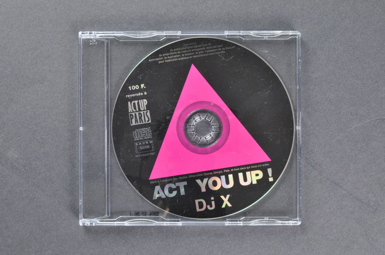 Act Up-Paris CD (compact disque) France 1997 2004.211.36.1-2 Photo Mucem