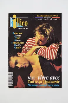 Illico Et Afls revue Illico Hors série édition 94 : "VIH : Vivre avec. Tout ce qu'il faut savoir" France 1994 2003.130.26 Photo Mucem