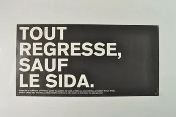 Act Up-Paris affiche "Tout régresse sauf le sida" France 2004 2004.211.51 Photo Mucem
