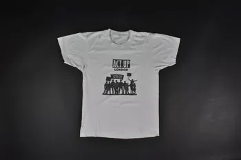 tee-shirt "Act Up London" 2004.211.6 Photo Mucem