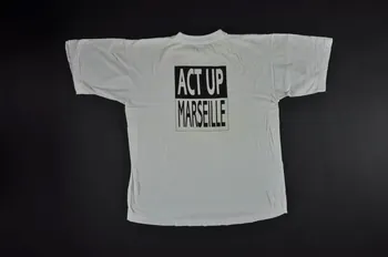 tee-shirt "Act Up Marseille" 2004.212.16 Photo Mucem