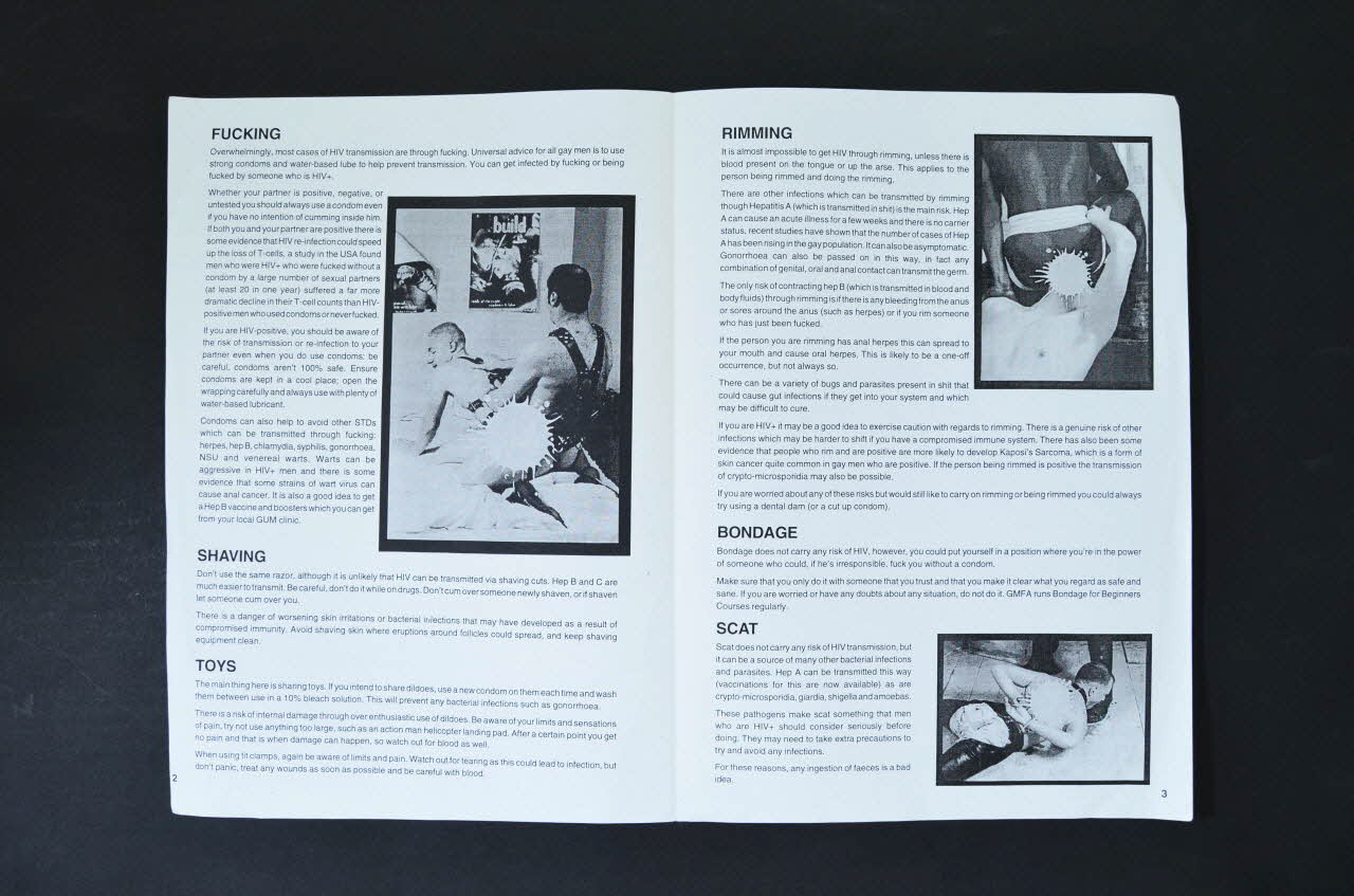 Gay Men Fighting Aids Journal associatif "Whose line is it anyway?" Grande Bretagne 1996/1 2003.131.14  Photo Mucem