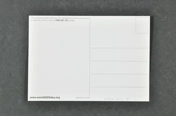 National Aids Trust (NAT) carte postale "Time to face facts" Grande Bretagne 2004 2004.213.15 Photo Mucem