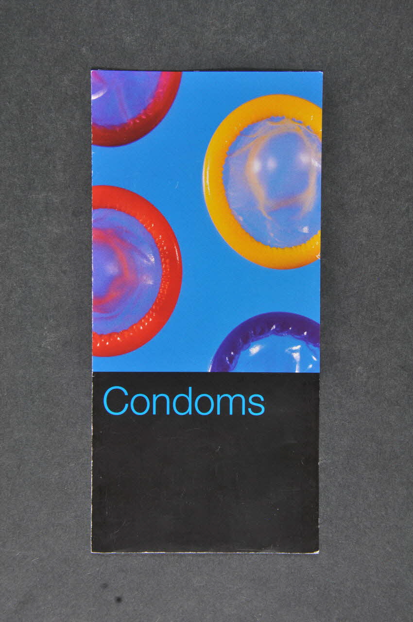 Nat, Positive Action At Work Dépliant "Condoms" (Préservatifs) Grande Bretagne 2004 2004.213.17 Photo Mucem