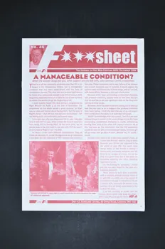 Gay Men Fighting Aids Journal associatif "A manageable condition?" (Une condition aménageable) Grande Bretagne 1998/12 2003.131.34 Photo Mucem