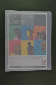 Nat, Positive Action At Work De Glaxosmithkline BROCHURE "Peer educator diary" (Journal du "peer educator") Grande Bretagne 2004 2004.214.2.1-43  Photo Mucem