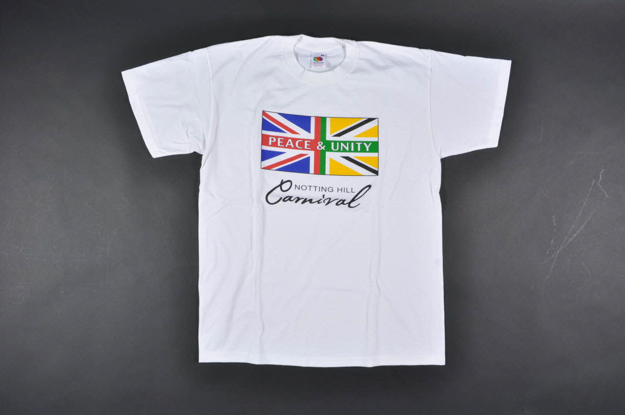 tee-shirt Peace & Unity Notting Hill Carnival Angleterre, Grande-Bretagne 2005 2005.256.2  Photo Mucem