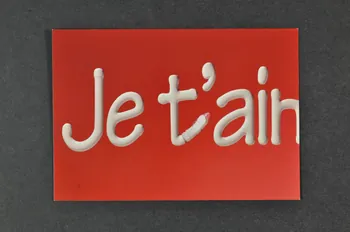 carte postale "Je t'aime" 2004.216.18  Photo Mucem