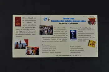 Sireas prospectus Service santé. prévention des maladies transmissibles (SIREAS) Belgique 2004 2004.216.21 Photo Mucem