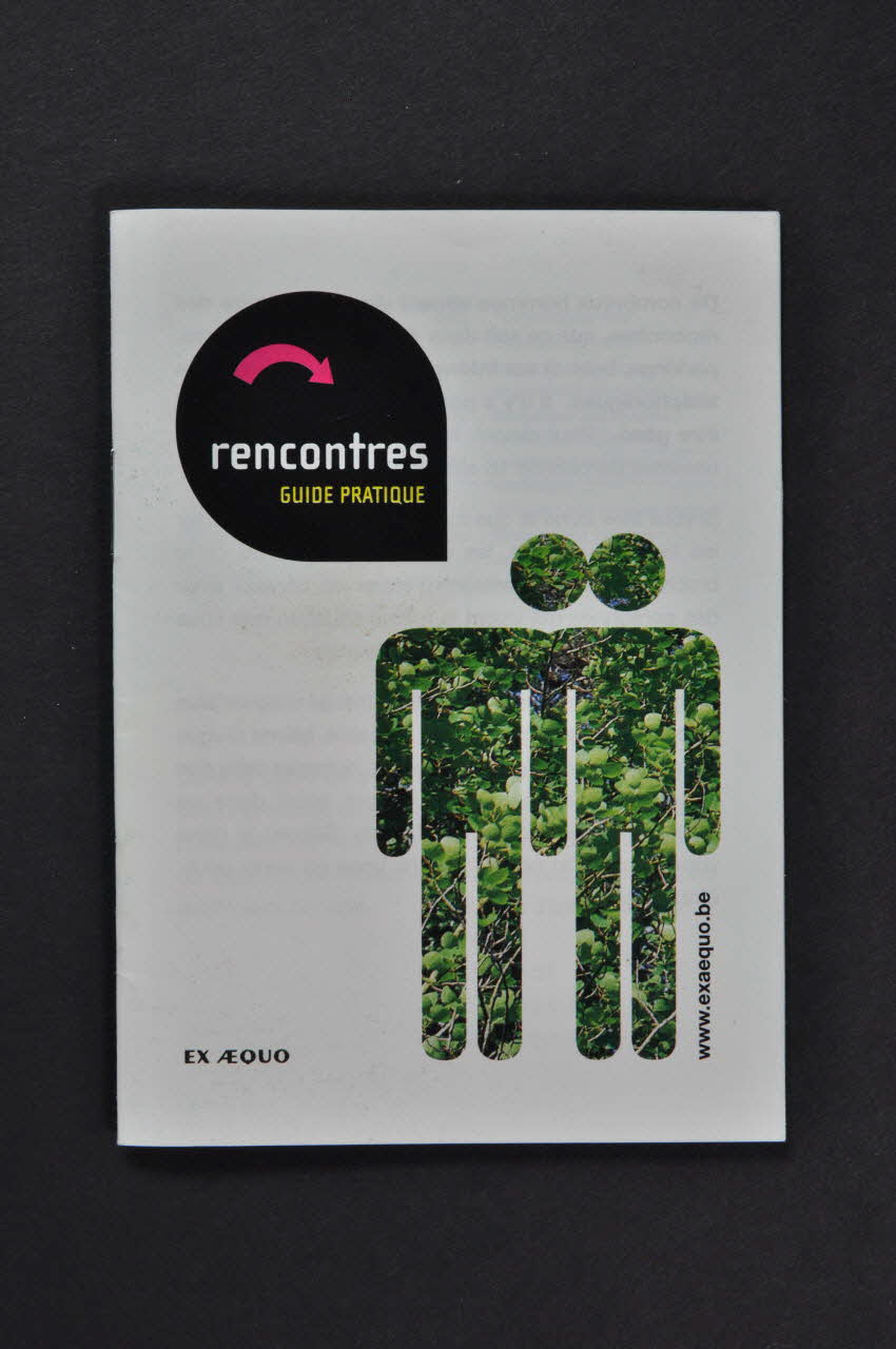 BROCHURE "Rencontres. Guide pratique" 2004.217.13 Photo Mucem