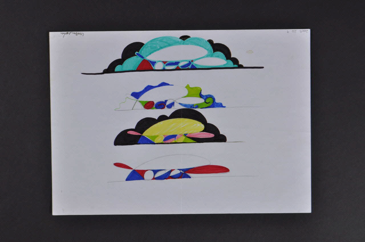 Roger art graphique Esquisse Berlin, Allemagne 1990-2000 2005.26.9 Photo Mucem