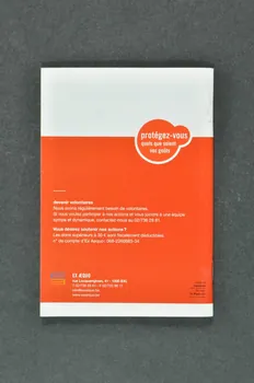 BROCHURE "Lesbian & gay safer guide Bruxelles - Wallonie" (Guide lesbien et gay / Sans risque à Bruxelles et en Wallonie) 2004.217.14 Photo Mucem