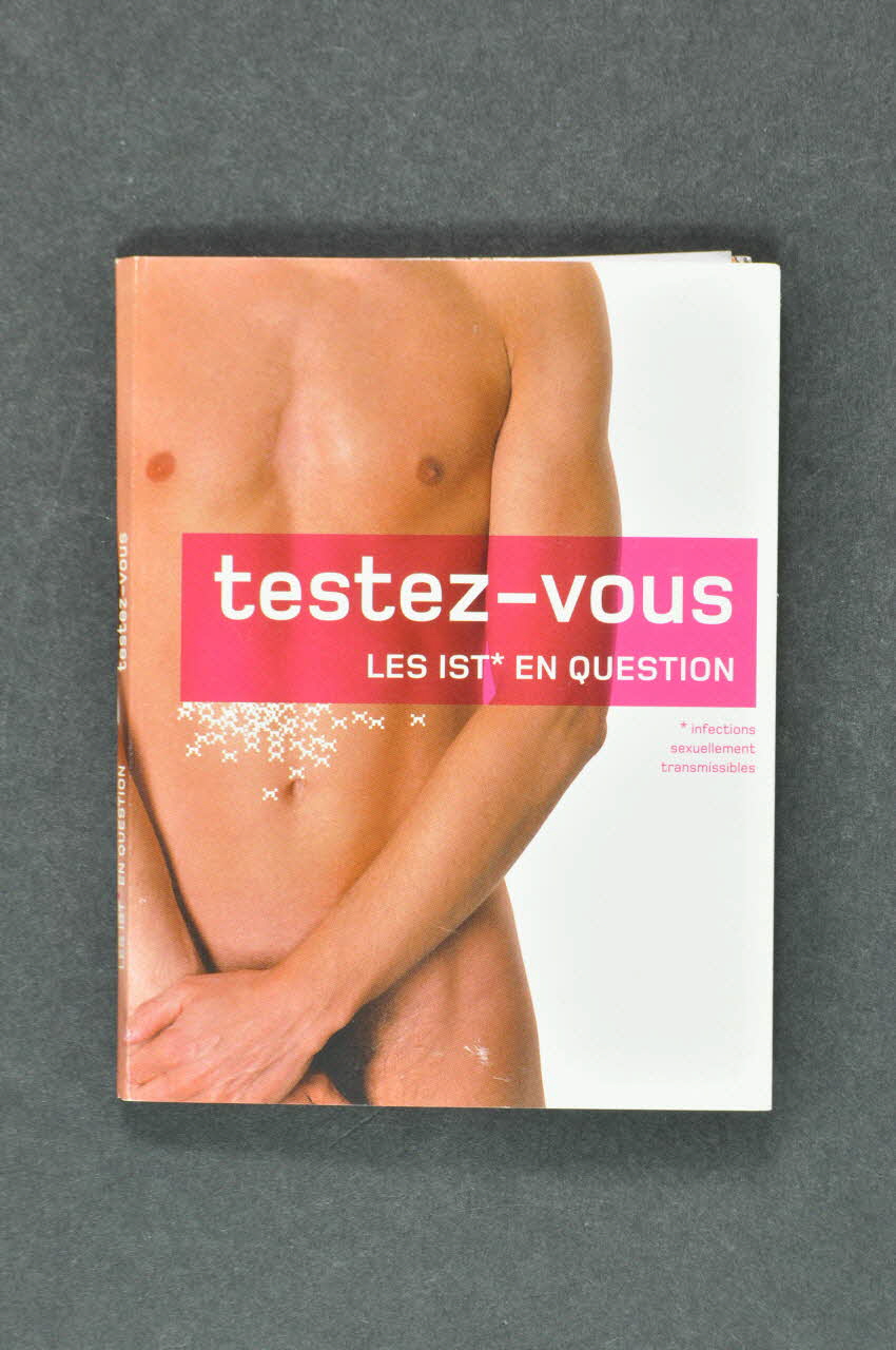 Dépliant "Testez-vous. Les IST en question" 2004.217.15 Photo Mucem