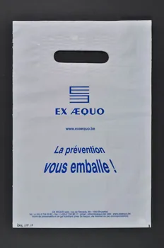 Ex Aequo sac plastique "La prévention vous emballe" Belgique 2003 2004.217.17 Photo Mucem