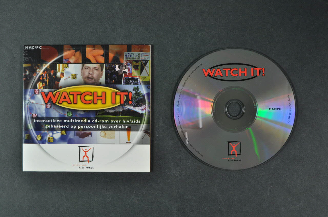 Stitching Aids Fond CD-ROM "Watch it" (Regardez le !) Pays-Bas 1998 2003.133.3.1-2 Photo Mucem