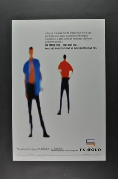 affiche "Hier, je n'ai pas mis de préservatif / "On pense que... On croit que... Mais les suppostitions ne nous protègent pas." 2004.217.3 Photo Mucem