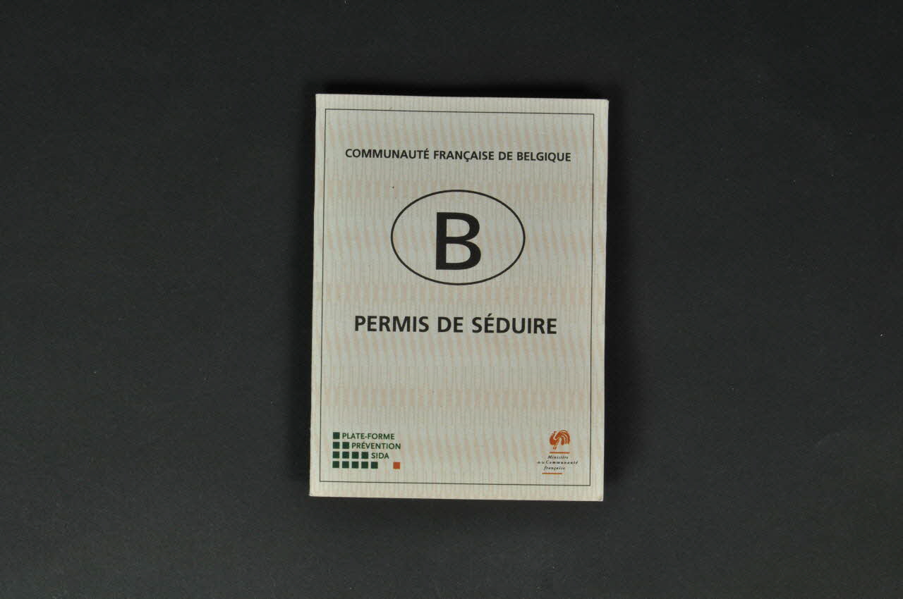Etui de préservatif et gel Permis de séduire 2004.217.36 Photo Mucem