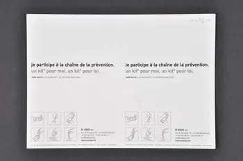 Carte postale double "Si c'est bon pour moi ... c'est bon pour toi !" 2004.217.8 Photo Mucem