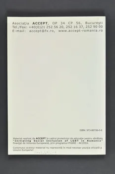 Accept BROCHURE "Despre noi. Minoritâti sexuale in Romania"  (traduire) Roumanie 2003 2004.218.1  Photo Mucem