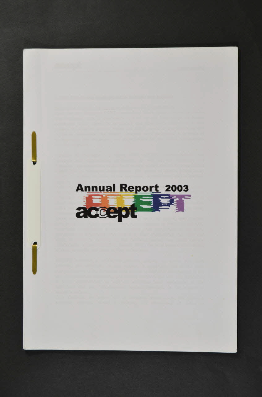 Accept Rapport "Annual Report 2003" Roumanie 2003 2004.218.2 Photo Mucem