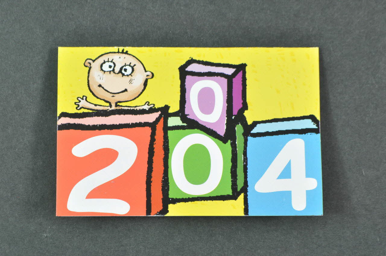 Russian Red Cross Irkutsk Oblast Branch Dépliant Dépliant calendrier 2004 Russie 2004 2004.220.13 Photo Mucem