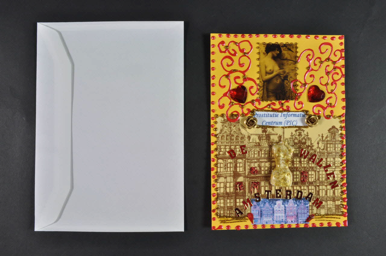 Prostitutie Informatie Centrum (Pic) Carte postale double Prostitutie Informatie Centrum (PIC) Pays-Bas 2005 2005.267.5.1-2 Photo Mucem