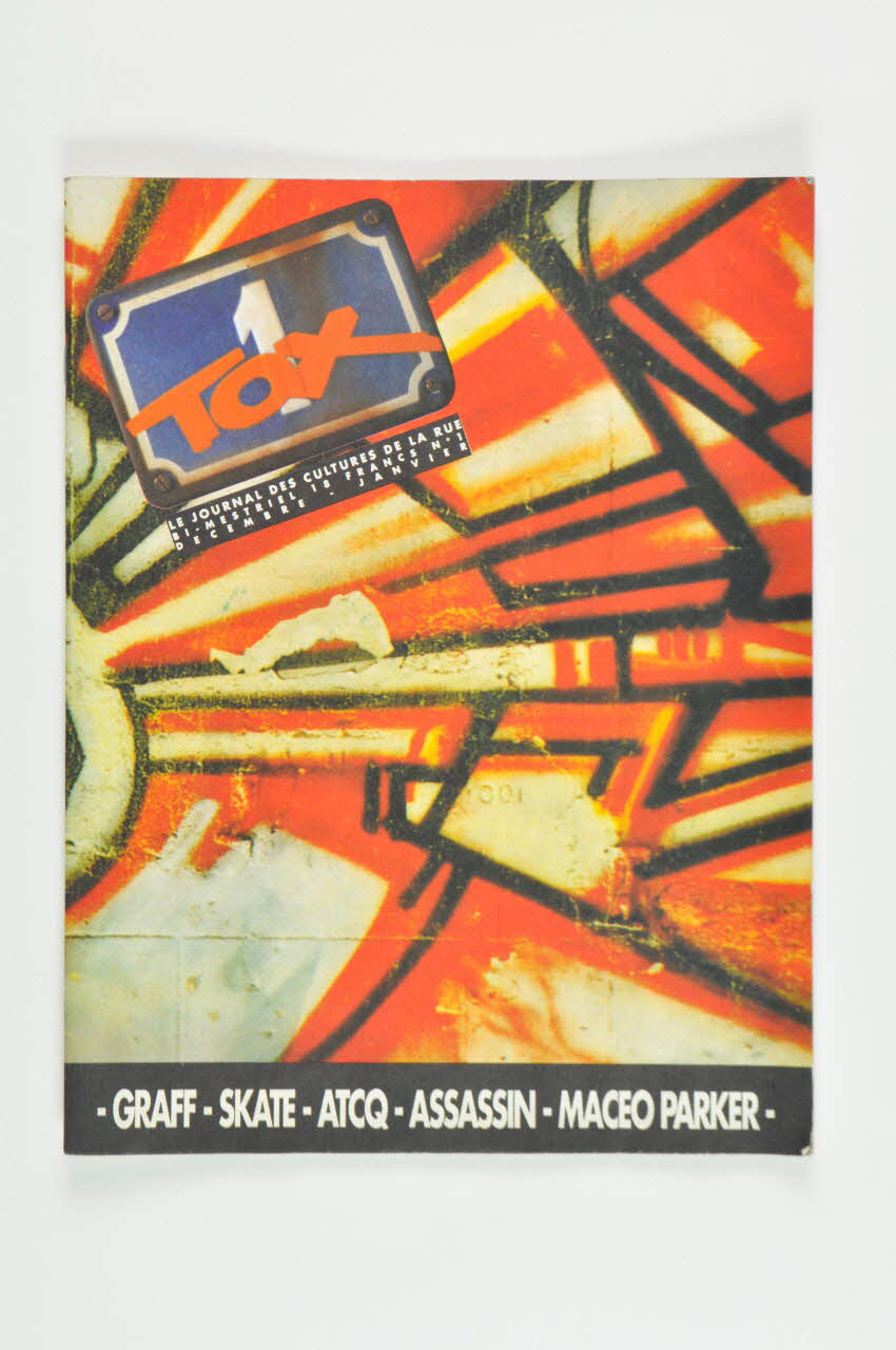 Florent Massot magazine Fanzine 1TOX Le journal des cultures de la rue Île-de-France, France 1991 2003.148.3 Photo Mucem