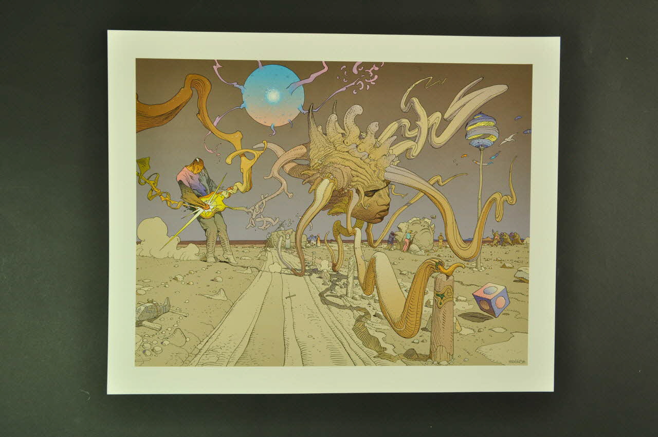 Moebius ; Jean-NoëL Coghe planche d'album France 1990 2003.150.10 Photo Mucem