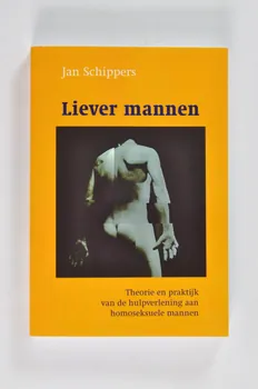 SAD Schorer Stichting livre "Liever mannen : theorie en praktijk van de hulpverlening aan homoseksuele mannen" (Préférence pour les hommes. Théorie et pratique des services de soin aux hommes homosexuels) Pays-Bas 1997 2005.31.11 Photo Mucem