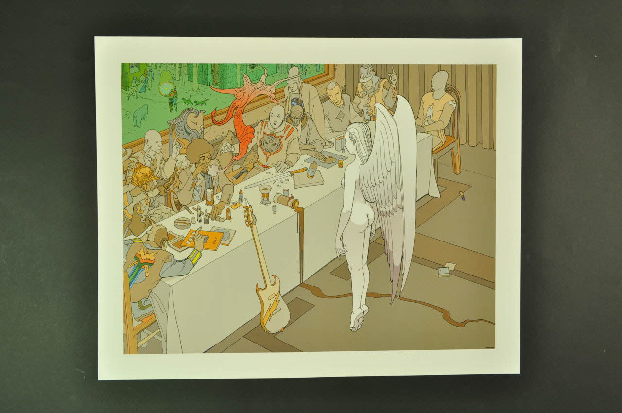 Moebius ; Jean-NoëL Coghe planche d'album France 1990 2003.150.14 Photo Mucem