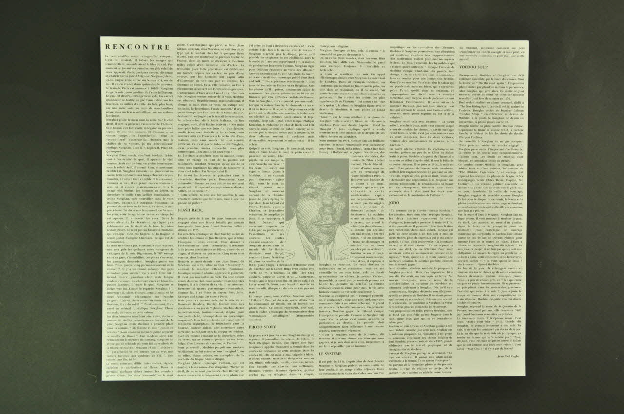 Moebius ; Jean-NoëL Coghe planche d'album France 1990 2003.150.4 Photo Mucem