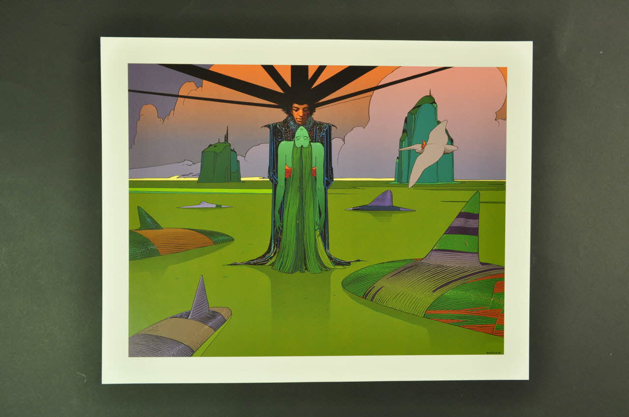 Moebius ; Jean-NoëL Coghe planche d'album France 1990 2003.150.7 Photo Mucem