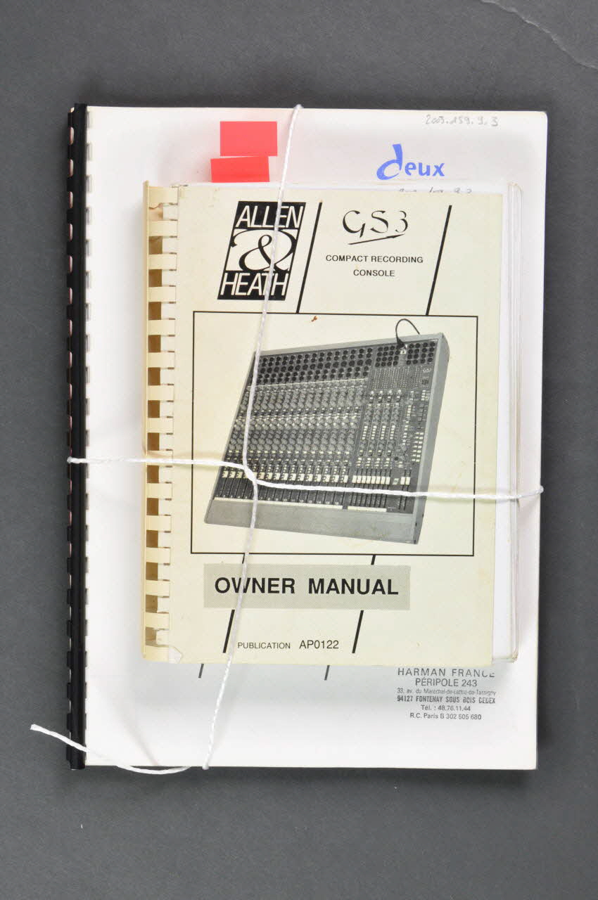 manuel d'utilisation 1992 2003.159.9.3 Photo Mucem