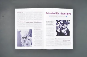 RiksföRbund FöR Hiv Positiva (Rfhp) Revue associative "Ett liv med hiv, n°8 / Psykosocialt stöd vid hiv" (traduire) Suède 2005 2005.32.9 Photo Mucem