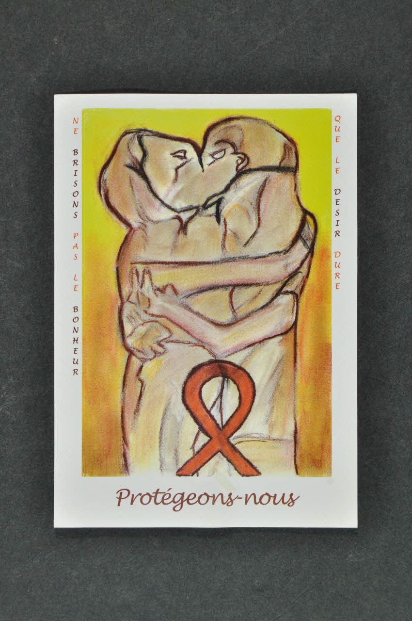 Détenus De La Maison D'arrêt Du Mans carte postale "Protégeons-nous" Pays de la Loire, France 2004/12/11 2004.230.6 Photo Mucem
