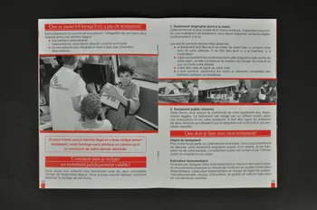 Médecins Sans Frontières Genève BROCHURE Un geste pour la vie. Un legs à Médecins sans Frontières Lorraine, France 2004 2004.231.4 Photo Mucem