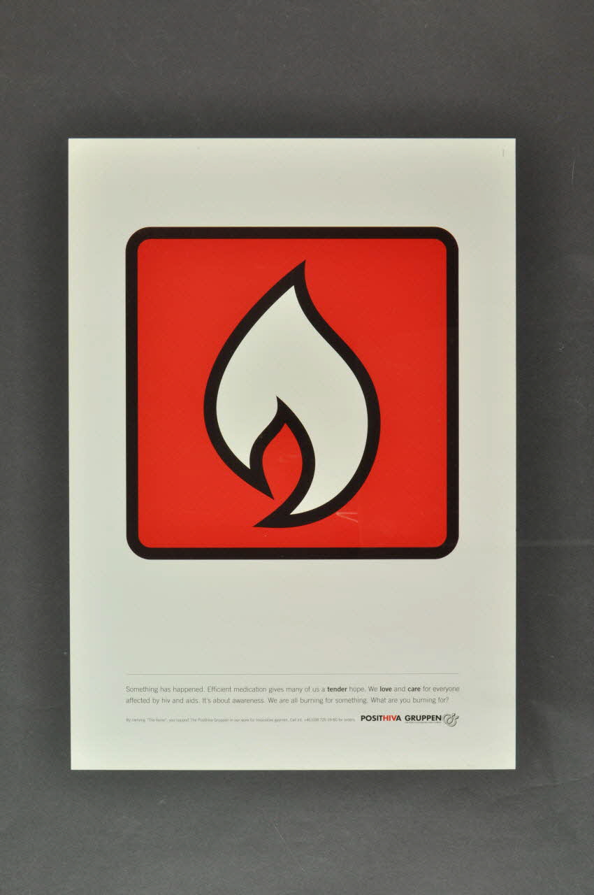 affichette "Something has happened..." (Quelque chose est arrivé) 2005.33.3 Photo Mucem