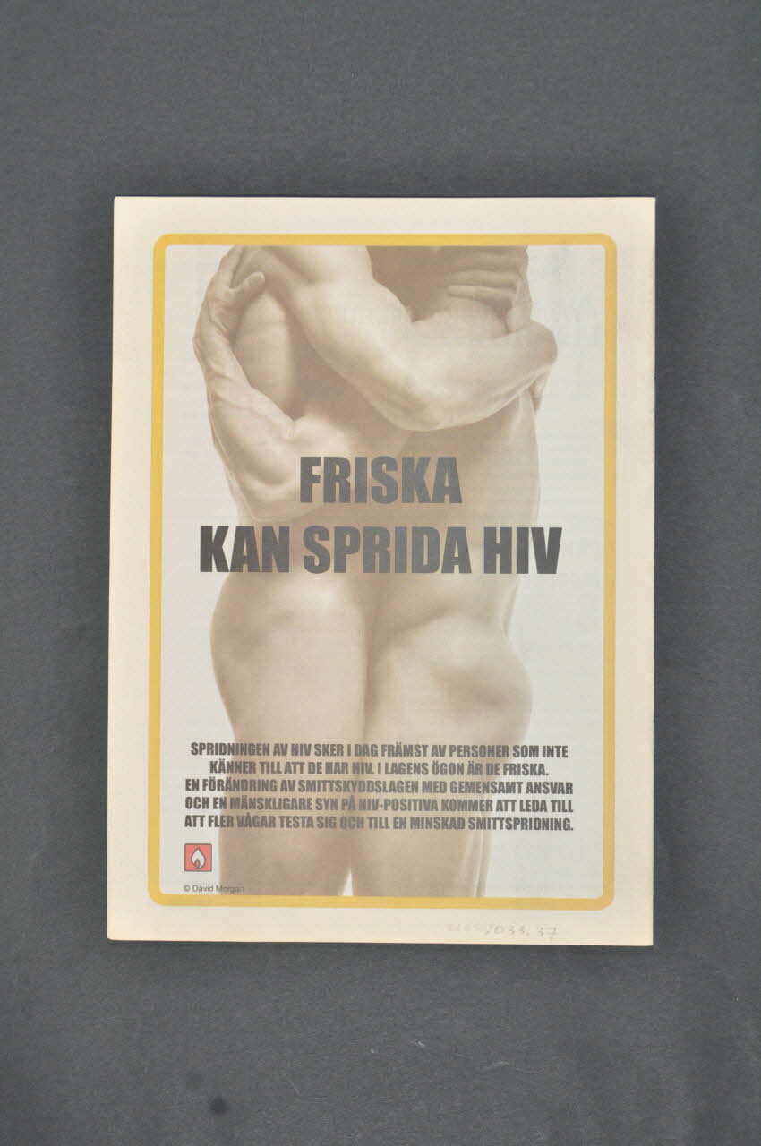 Posithiva Gruppen Revue associative TC magazine, avril-juin 2003, n° 60 / Friska kan sprida HIV (traduire) Suède 2003 2005.33.37 Photo Mucem