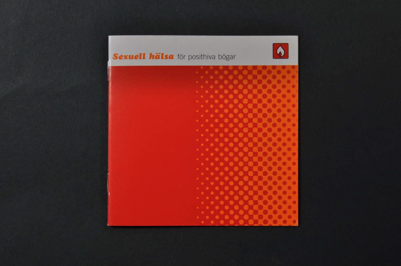 BROCHURE "Sexuell hälsa för posithiva bögar" (traduction) 2005.33.8 Photo Mucem