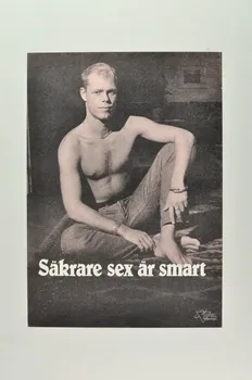 affiche "Säkrare sex är smart"( Le sexe à moindre risque est chic) 2005.34.10  Photo Mucem