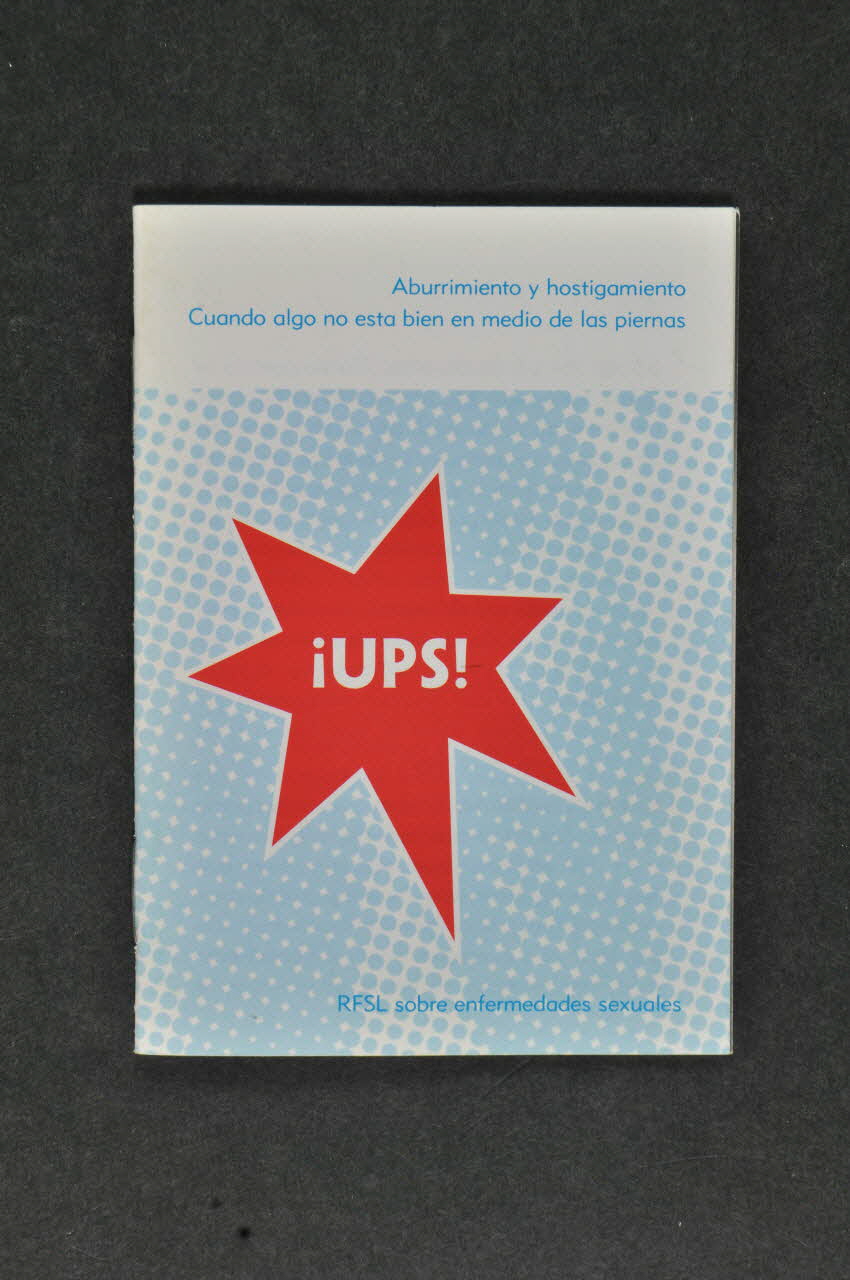 RFSL BROCHURE "UPS" (en espagnol) Suède 2004/4 2005.34.19 Photo Mucem