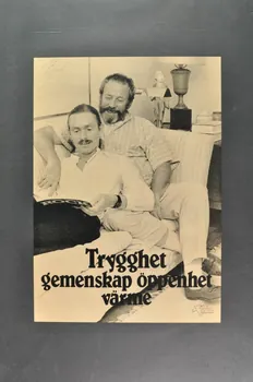 affiche "Trygghet gemenskap öppenhet värme" (traduire) 2005.34.2 Photo Mucem
