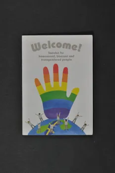RFSL Dépliant "Welcome. Sweden for homosexual, bisexual and transgendered people" (en anglais) (Bienvenue. La Suède pour les homosexuels, les bisexuels et les transgenre) Suède 2004 2005.34.24 Photo Mucem
