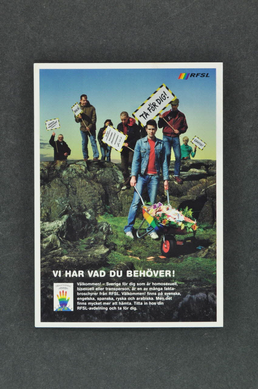 RFSL carte postale "Vi Har Vad du behöver !" (traduire) Suède 2004 2005.34.42 Photo Mucem