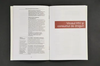 BROCHURE "Reducerea Riscurilor asociate consumului de droguri injectabile" (Réduction des risques associée à la consommation de drogues injectables) Roumanie 2003 2004.234.8 Photo Mucem