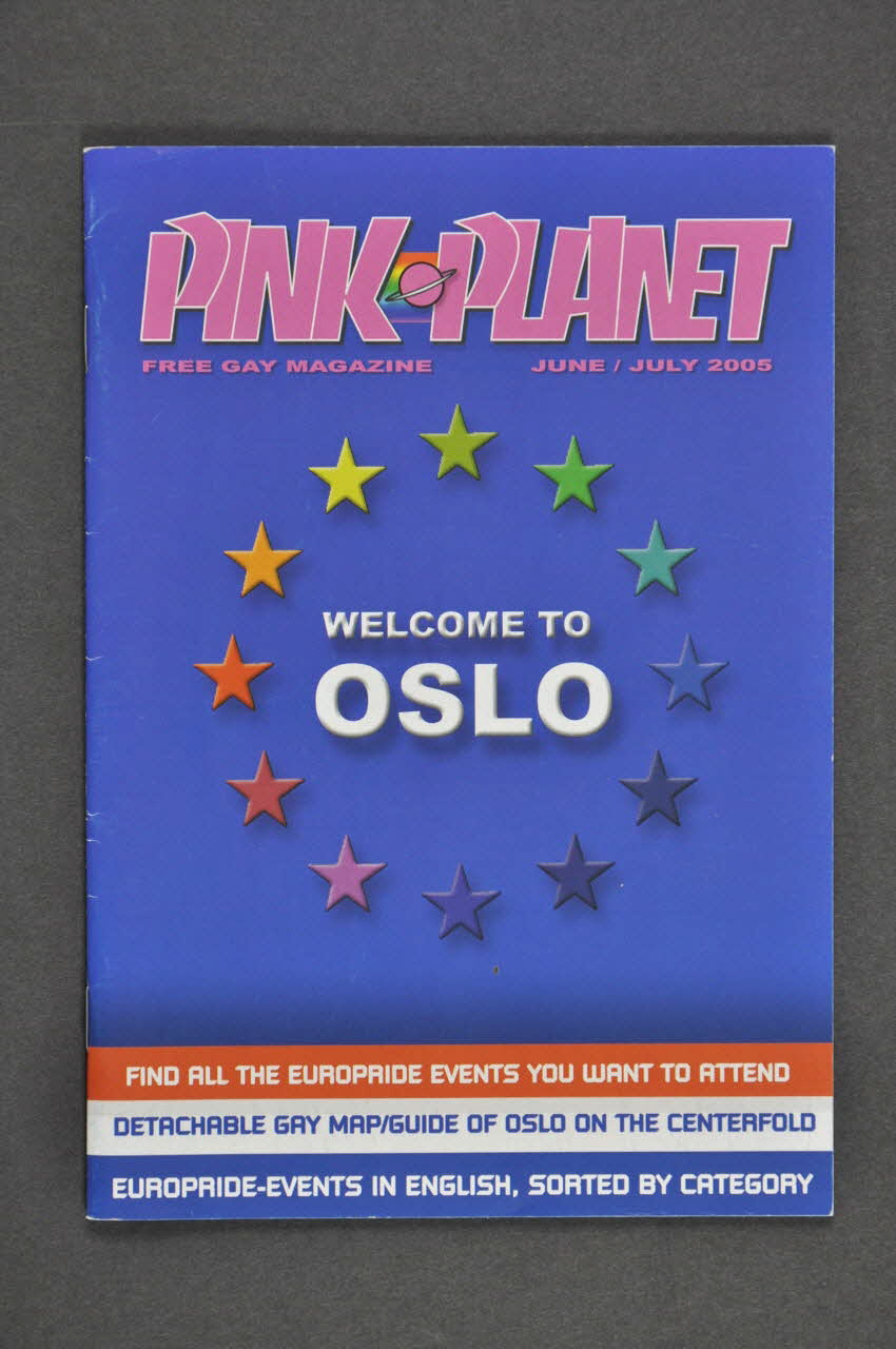 Magazine Pink Planet revue "Pink Planet, june-july 2005 : "Welcome to Oslo" Suède 2005 2005.34.53 Photo Mucem