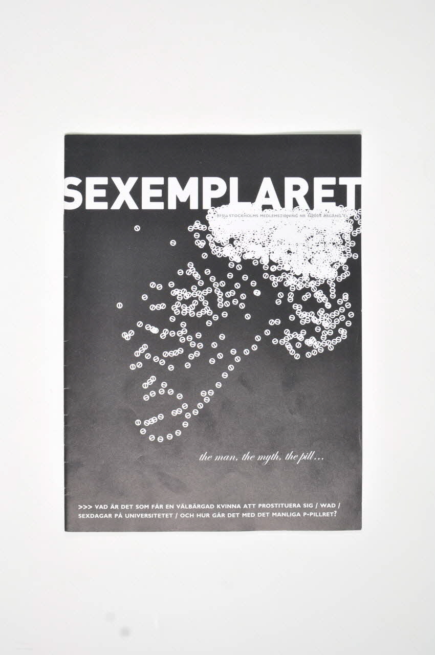 Rfsu Revue associative Sexemplaret, 2004, n°4 / "the man, the myth, the pill..." Suède 2004 2005.34.57 Photo Mucem