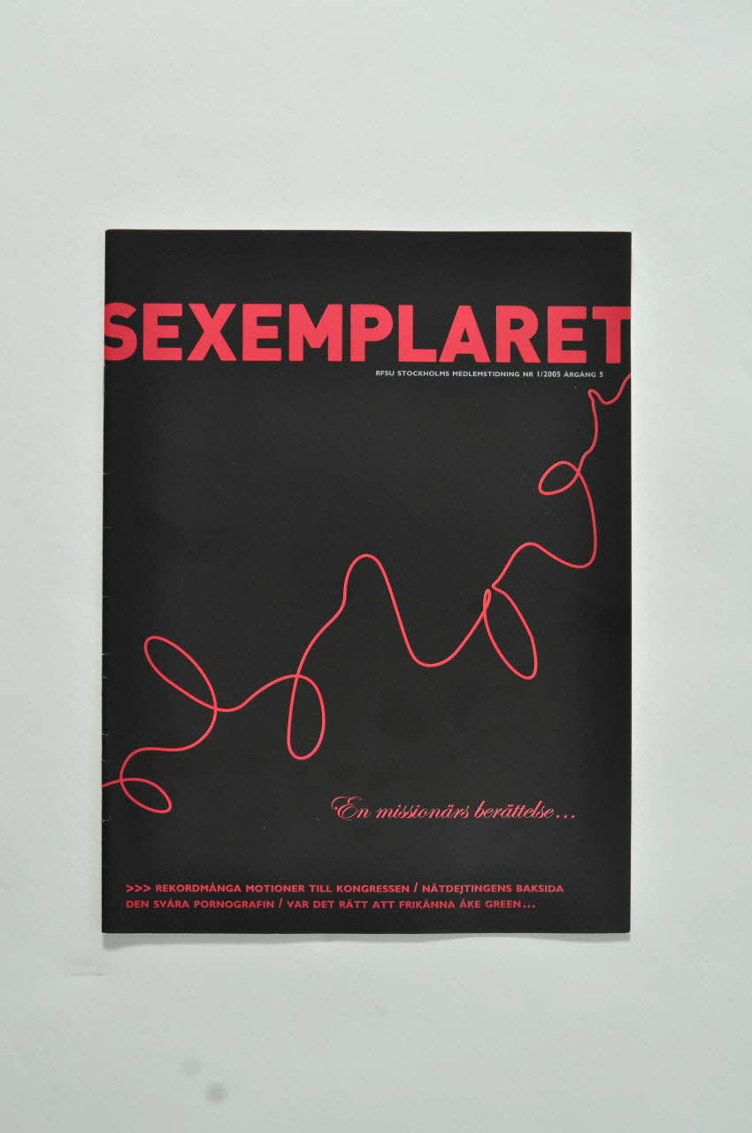 Rfsu Revue associative Sexemplare, 2005, n°1 / "En missionärs berättelse..." Suède 2005 2005.34.58 Photo Mucem