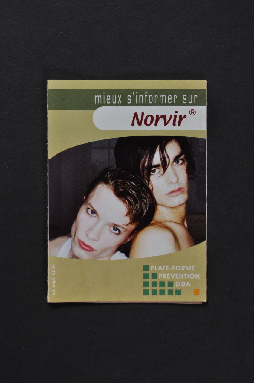 Plateforme Prévention Sida Dépliant "Mieux s'informer sur Norvir" Bruxelles 2004/9 2004.235.23 Photo Mucem