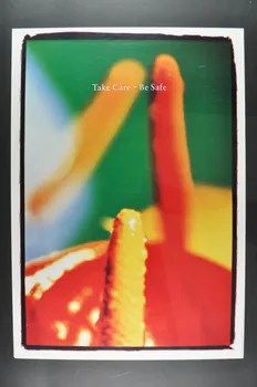RFSL affiche "Take care, be safe" ( Faites attention. Soyez safe) Suède 1992 2005.34.6 Photo Mucem